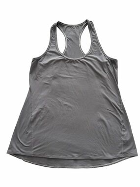 Athleta Gray Racerback Sleeveless Tank Top Large